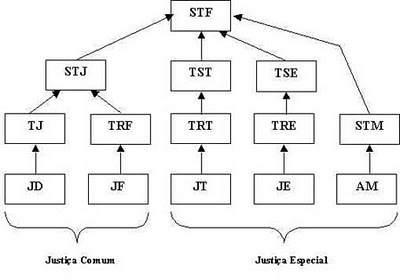 organograma novo justica