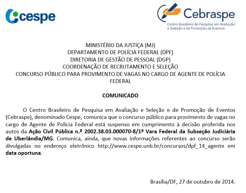 CESPE PF