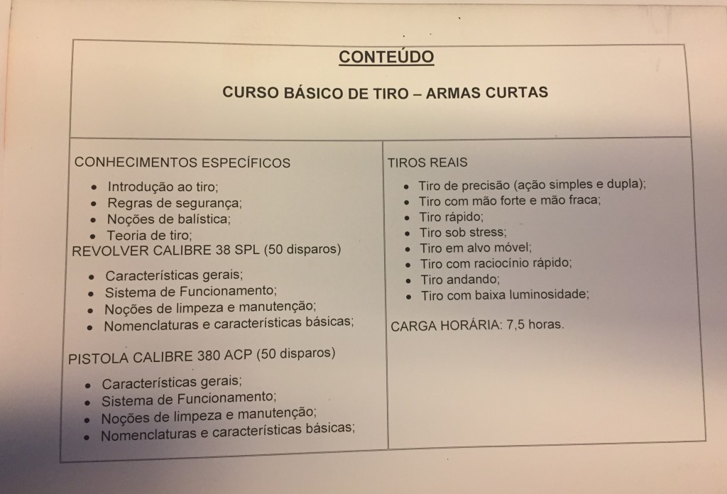 certificado do curso de tiro verso